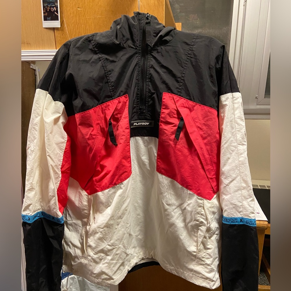 Size Small Playboy windbreaker from Pacsun